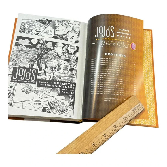 JoJos Bizarre Adventure Golden Wind Manga Book Lot 2 Vol 7 & 8 Deluxe Ed UK  HC - Picture 7 of 9